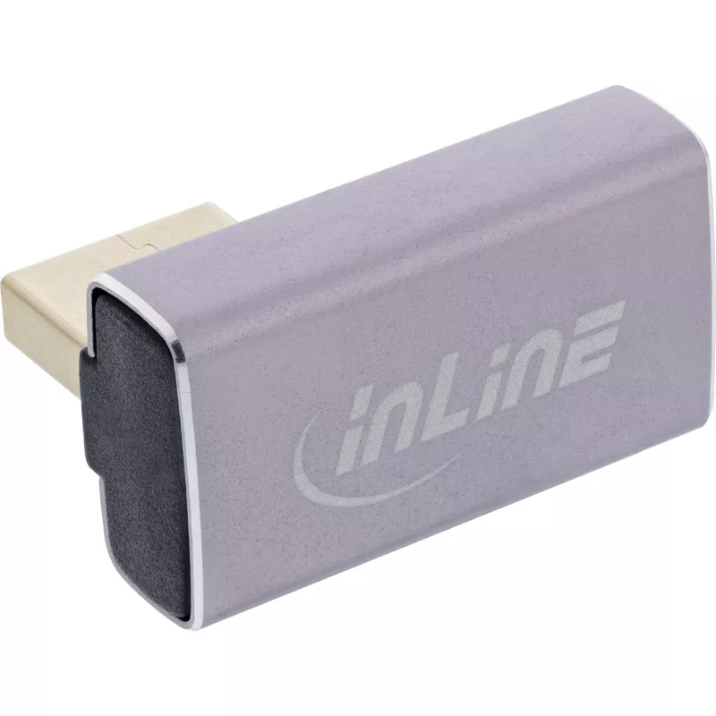 Switch DisplayPort InLine 17291I grigio nero placcato oro