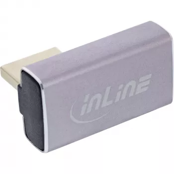 Cambia-sesso DisplayPort InLine 17291H grigio nero placcato oro