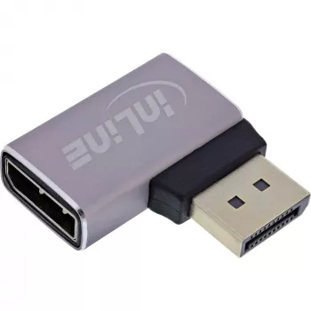 InLine 17291D cavo gender changer DisplayPort grigio, nero