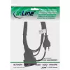 Cavo di alimentazione InLine 16686S nero 0,5 m CEE7/16