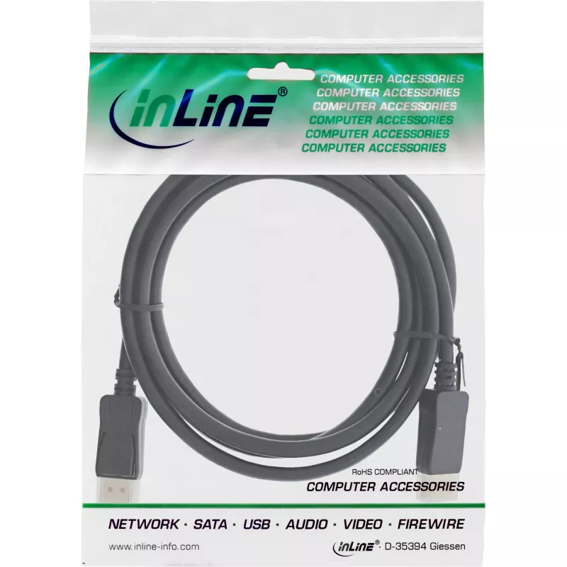 Cavo DisplayPort InLine 15311 1,5 m nero