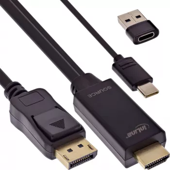 Convertitore video attivo InLine 17162I 3840x2160 HDMI a DisplayPort