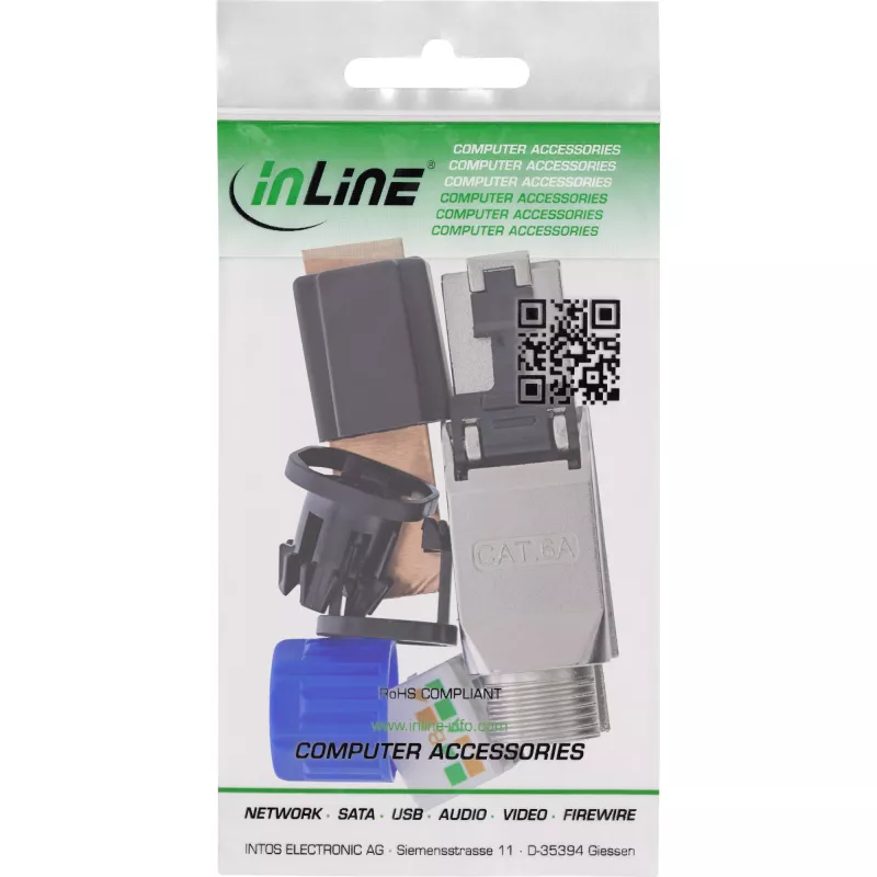 Cavo di rete InLine 76204D connettore RJ-45 / LSA dritto 8,5 mm