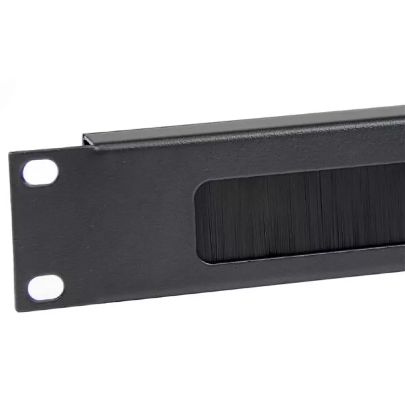 StarTech.com pannello di gestione cavi 1U high-density con spazzola, affidabile guida orizzontale in acciaio per cavi per data center