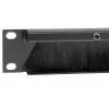 StarTech.com pannello di gestione cavi 1U high-density con spazzola, affidabile guida orizzontale in acciaio per cavi per data center