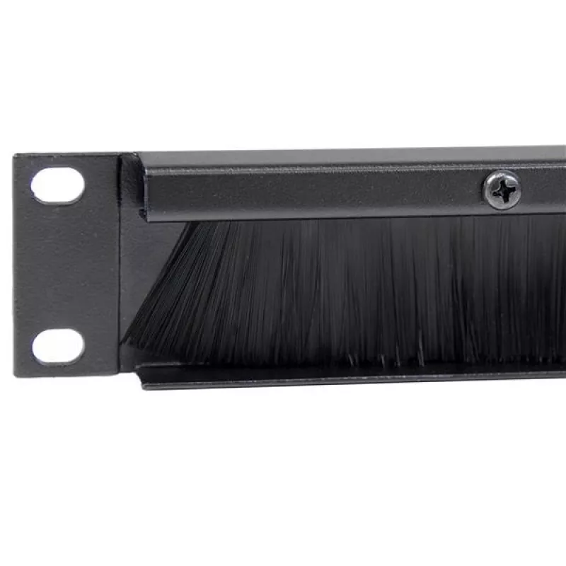 StarTech.com pannello di gestione cavi 1U high-density con spazzola, affidabile guida orizzontale in acciaio per cavi per data center