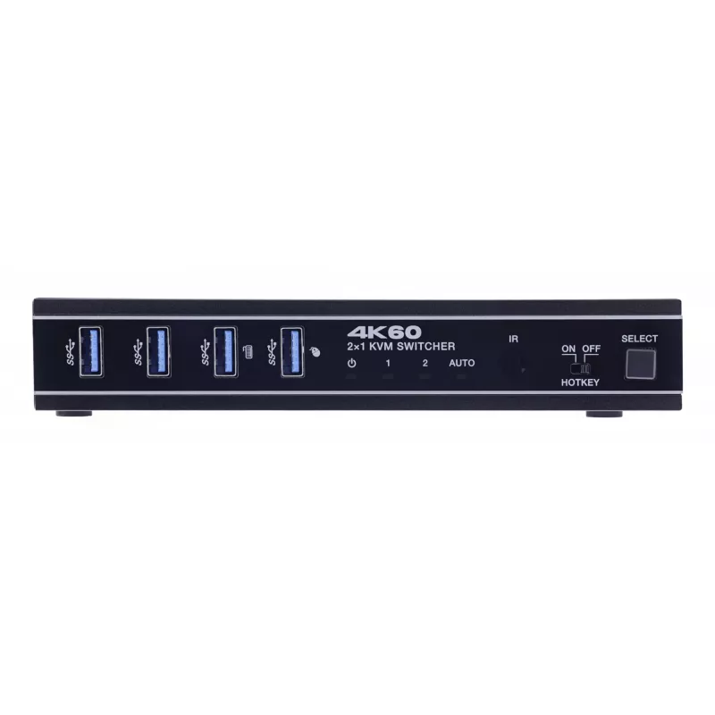 InLine 57885E Switch KVM, a 2 vie, HDMI e USB-C, 4K60Hz