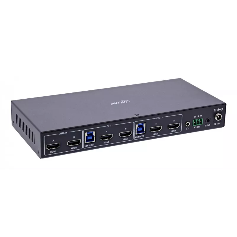 InLine 57885H KVM switch rackmount nero