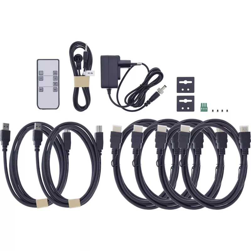 InLine 57885H KVM switch rackmount nero