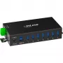 InLine 35396B hub interfaccia USB 3.2 Gen 1 (3.1 Gen 1) Type-B 5000 Mbit/s nero