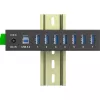 InLine 35396B hub interfaccia USB 3.2 Gen 1 (3.1 Gen 1) Type-B 5000 Mbit/s nero