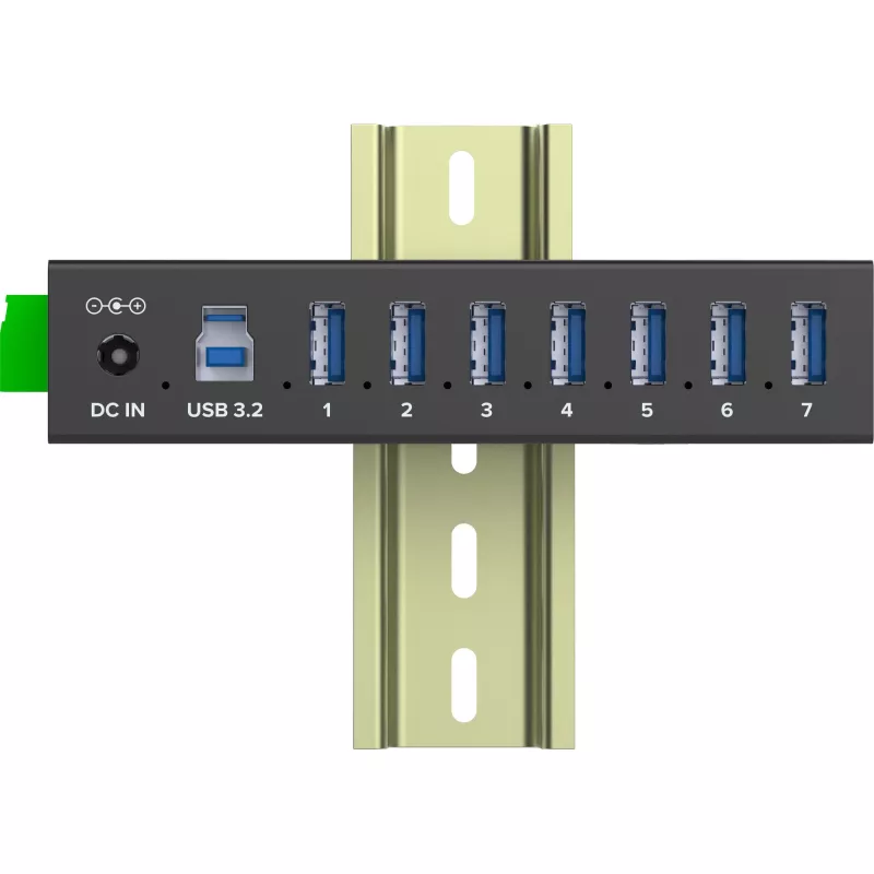 InLine 35396B hub interfaccia USB 3.2 Gen 1 (3.1 Gen 1) Type-B 5000 Mbit/s nero