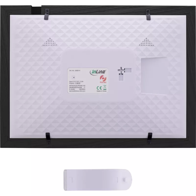 InLine cornice digitale WiFi WiFRAME 2, 10,1 pollici 1920x1200 16:10 IPS touch, app Frameo