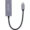 InLine 33380Q adattatore RJ-45 USB Type-C maschio 1 Gbit/s grigio
