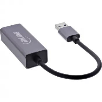 InLine 33380P schede/adattatori interfaccia RJ-45 USB Type-A maschio 1 Gbit/s