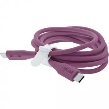 Cavo USB InLine 35891P 1m USB-C viola USB 2.0 0,48 Gbit/s