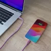 Cavo USB InLine 35891P 1m USB-C viola USB 2.0 0,48 Gbit/s