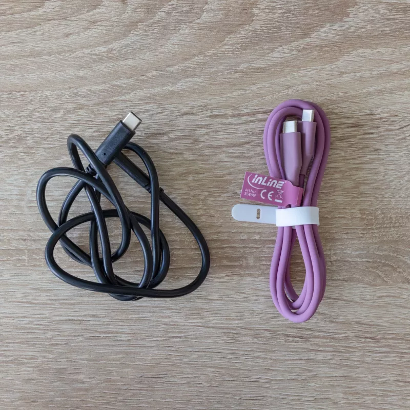 Cavo USB InLine 35891P 1m USB-C viola USB 2.0 0,48 Gbit/s