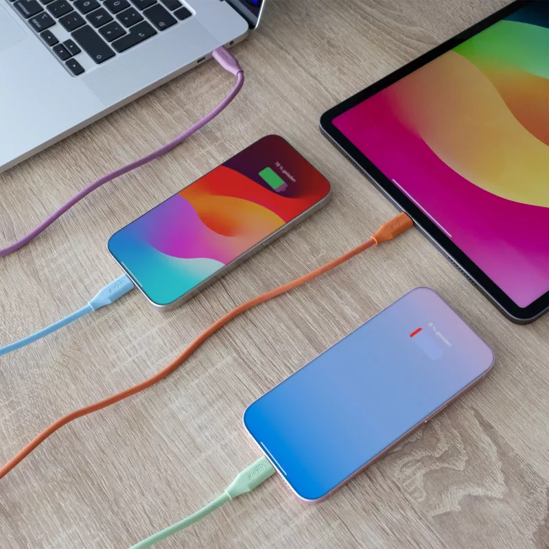 Cavo USB InLine 35891P 1m USB-C viola USB 2.0 0,48 Gbit/s