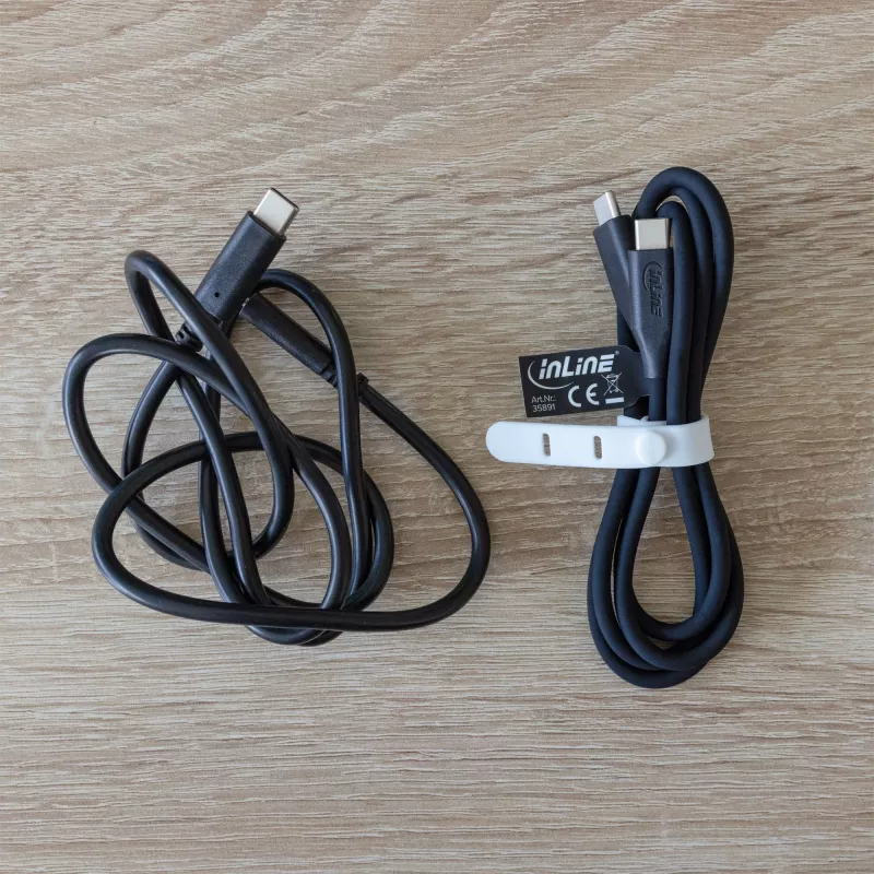 Cavo USB InLine 35895 0,5 m USB-C nero USB 2.0 0,48 Gbit/s