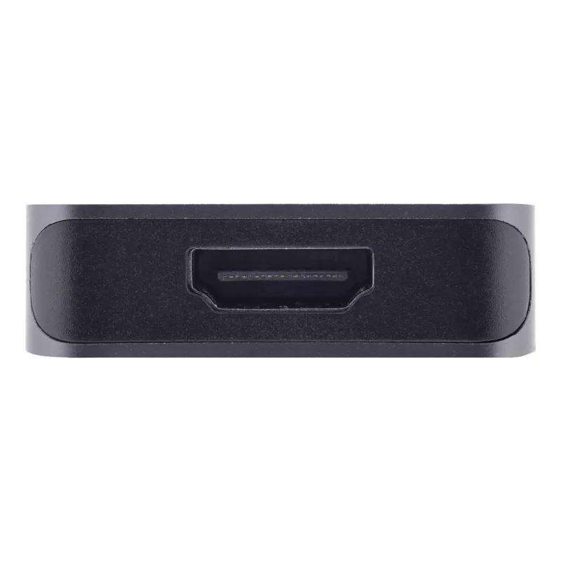 Hub interfaccia USB-C InLine 35392D USB 3.2 Gen 2 Type-C host a HDMI, USB-A, USB-C 10000 Mbit/s grigio