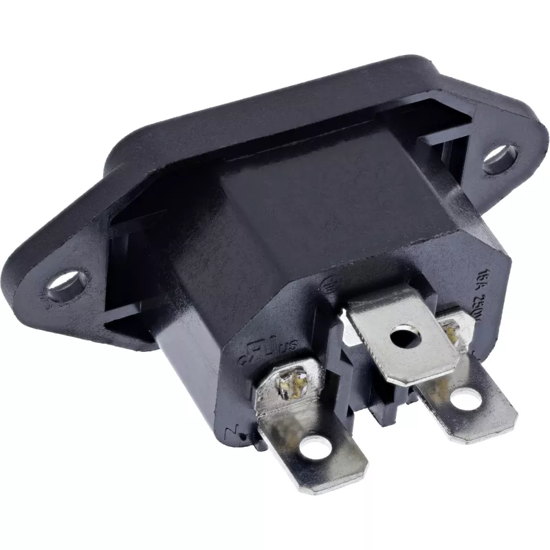 Adattatore per spina di rete InLine S-16701 nero