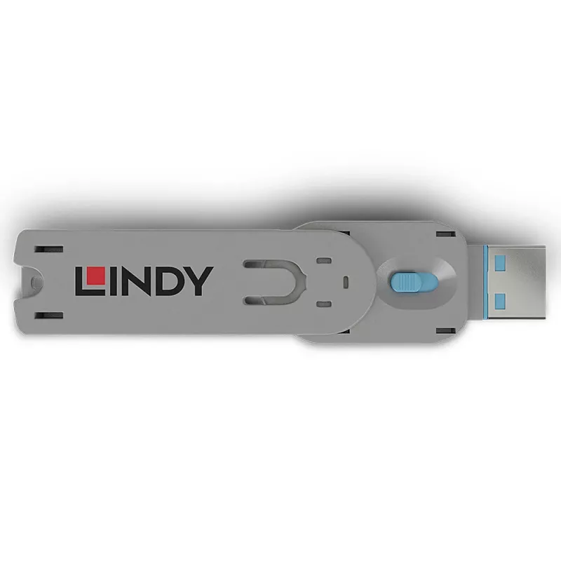 Chiave port blocker Lindy USB Type-A Port Blocker Key blu