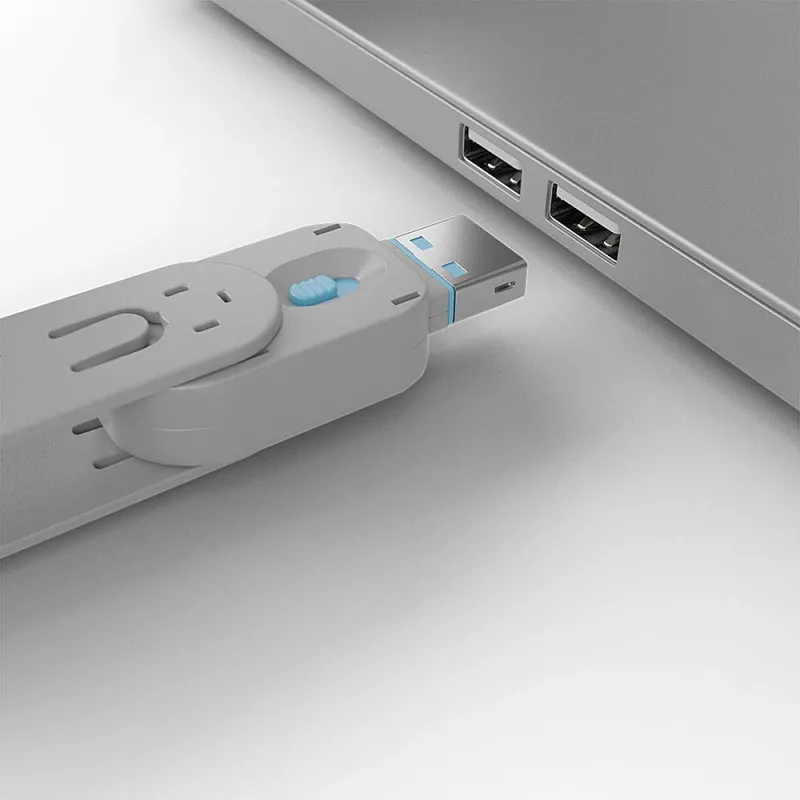 Chiave port blocker Lindy USB Type-A Port Blocker Key blu