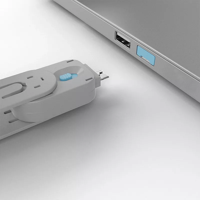 Chiave port blocker Lindy USB Type-A Port Blocker Key blu