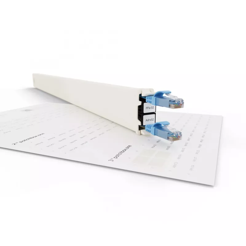 Accessorio per patch panel Patchbox PONEIDLABEL — etichette di carta per patch panel (PONEIDLABEL)