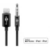 Cavo di collegamento audio Goobay Apple Lightning su 3,5 mm 1 m nero