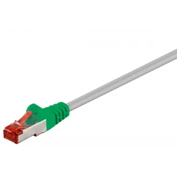 Cavo di rete Goobay 68456 verde-grigio 1 m Cat6 S/FTP