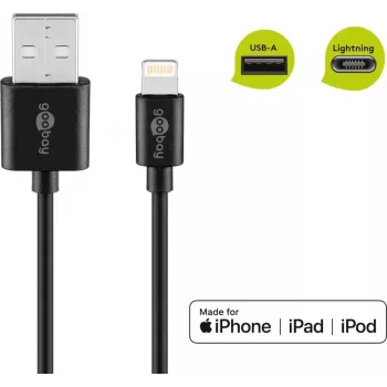 Cavo di ricarica e sincronizzazione Lightning USB Goobay 72906