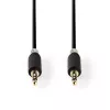 Cavo audio Nedis CABW22000AT10 1 m 3,5 mm alluminio ramato