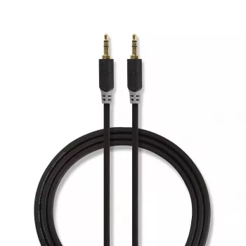 Cavo audio Nedis CABW22000AT10 1 m 3,5 mm alluminio ramato