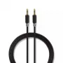 Cavo audio Nedis CABW22000AT10 1 m 3,5 mm alluminio ramato