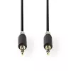Cavo audio Nedis CABW22000AT20 2 m 3,5 mm alluminio ramato