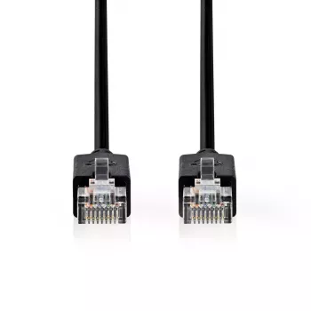 Nedis CCBW85210AT50 Cavo di rete nero 5 m Cat6 F/UTP