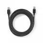 Nedis CCBW85210AT50 Cavo di rete nero 5 m Cat6 F/UTP