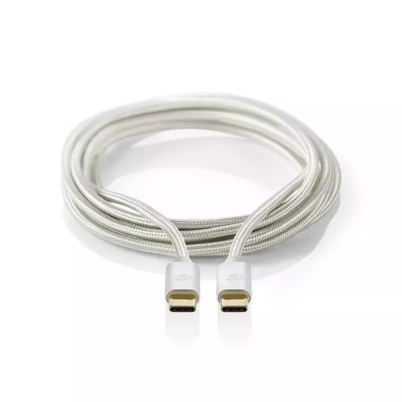 Cavo USB Nedis CCTB60700AL20 2 m USB C alluminio USB 2.0