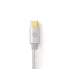 Cavo USB Nedis CCTB60700AL20 2 m USB C alluminio USB 2.0