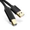 Cavo USB 2.0 UGREEN 10350 — USB A su USB B, 1,5 m, contatti placcati oro, nero