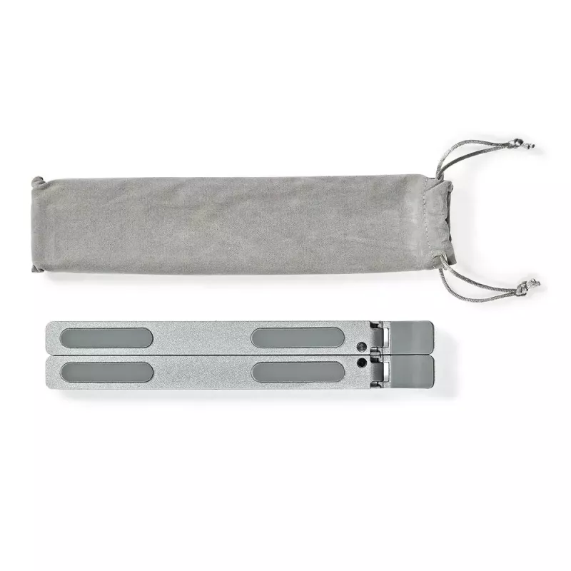 Supporto per laptop Nedis NBSTND100SI alluminio 43,2 cm regolabile in altezza