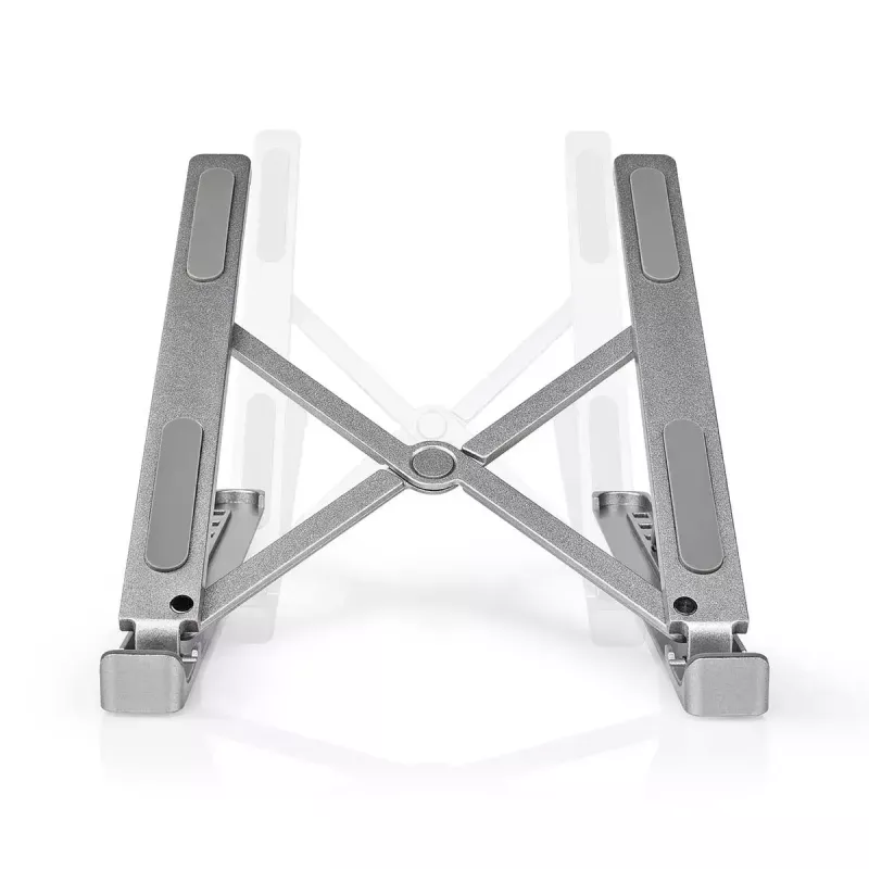 Supporto per laptop Nedis NBSTND100SI alluminio 43,2 cm regolabile in altezza
