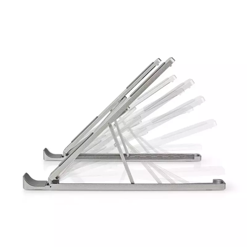 Supporto per laptop Nedis NBSTND100SI alluminio 43,2 cm regolabile in altezza