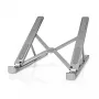 Supporto per laptop Nedis NBSTND100SI alluminio 43,2 cm regolabile in altezza