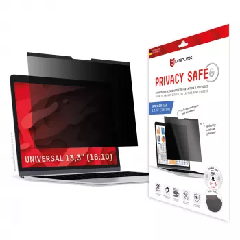 Filtro privacy Displex PRIVACY SAFE magnetico 2 vie per laptop/notebook 13,3