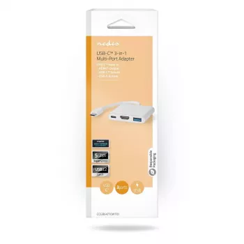 Dock per laptop Nedis CCGB64770WT01 USB Type-C con filo 7,5 W