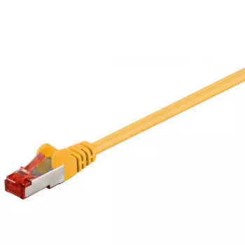 Cavo patch Ethernet GOOBAY CAT6 S/FTP (PiMF), 1 m, giallo, RJ-45–RJ-45
