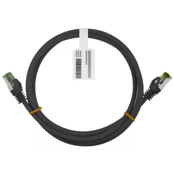 Cavo di rete Goobay nero 0,25 m Cat8.1 S/FTP